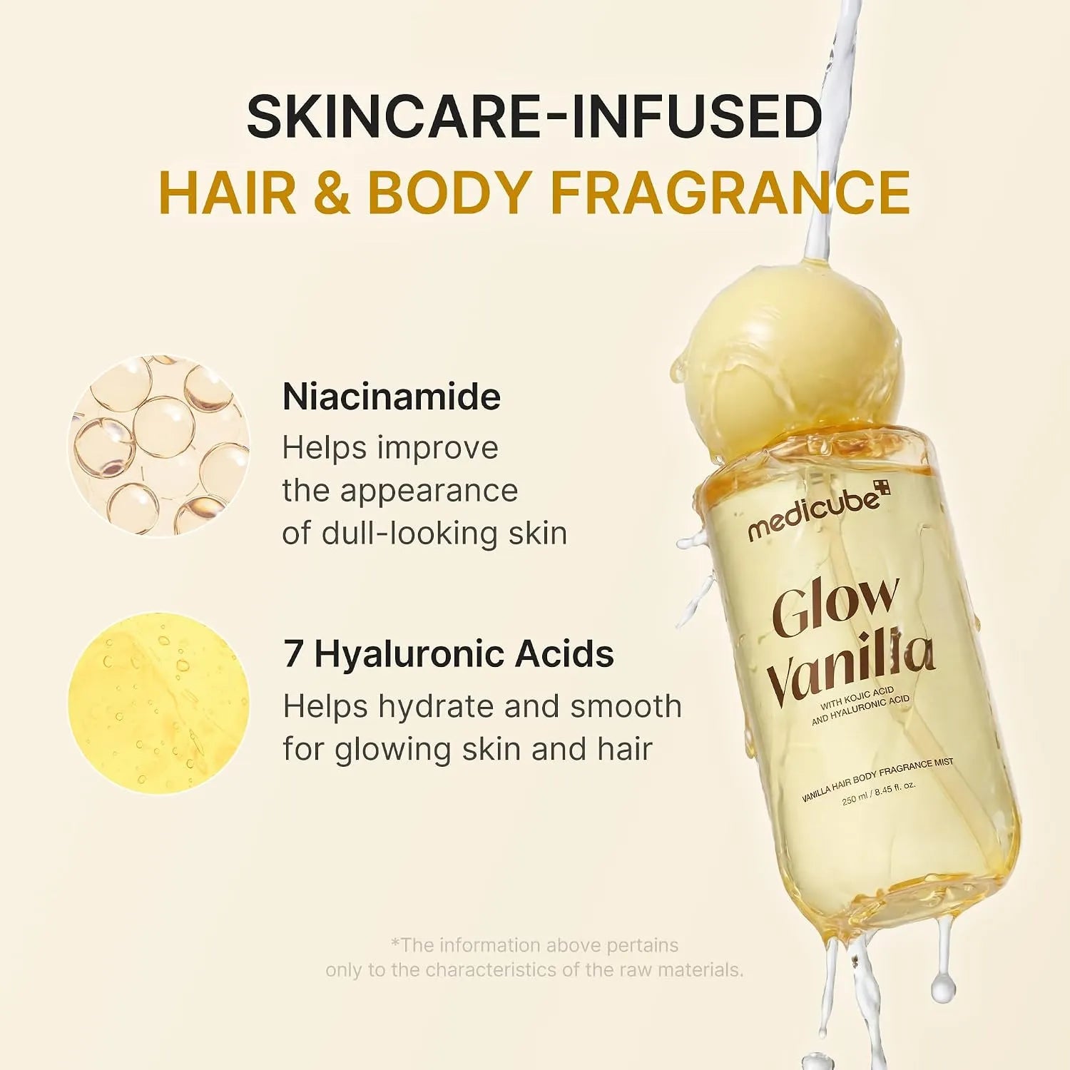 Vanilla Hair Body Fragrance Mist 250ML