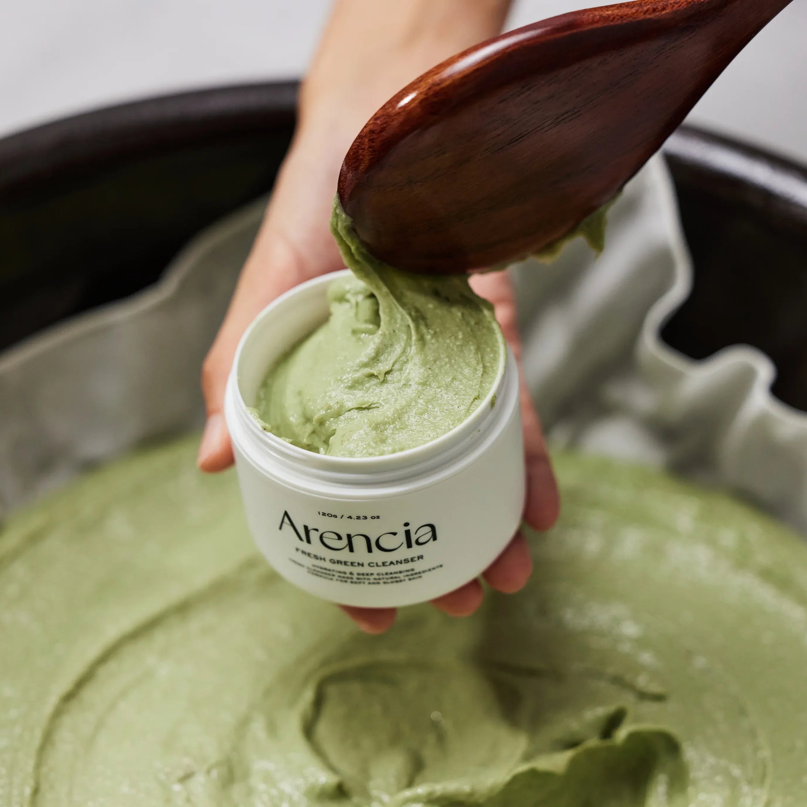 Arencia Fresh Green Rice Mochi Cleanser