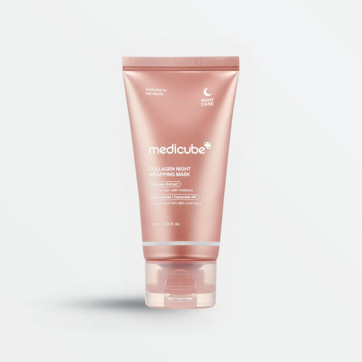 MEDICUBE Collagen Night Wrapping Mask Jar - Korean Overnight Mask Kuwait | Beutista

