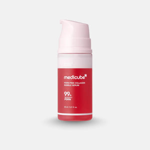 Medicube PDRN Pink Collagen Bubble Serum 95ml product image – collagen bubble serum – Beutista