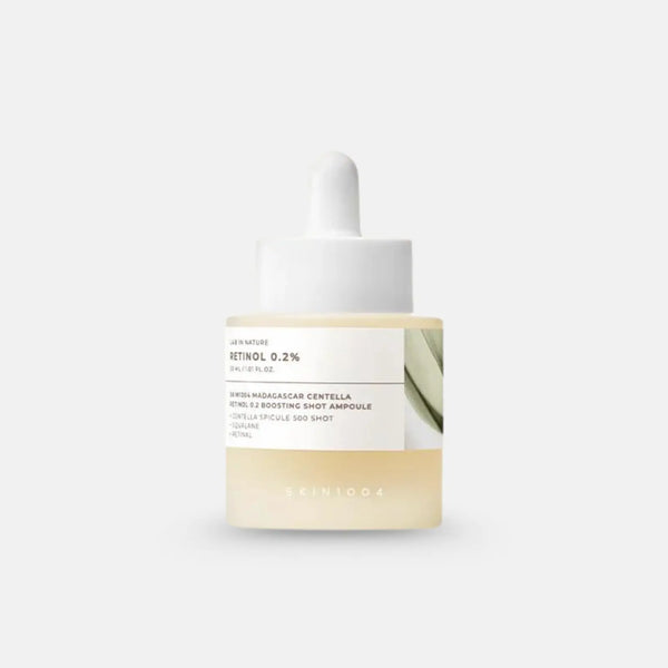 SKIN1004 Retinol 0.2 Boosting Shot Ampoule – Korean anti-aging serum with micro spicules – 30ml