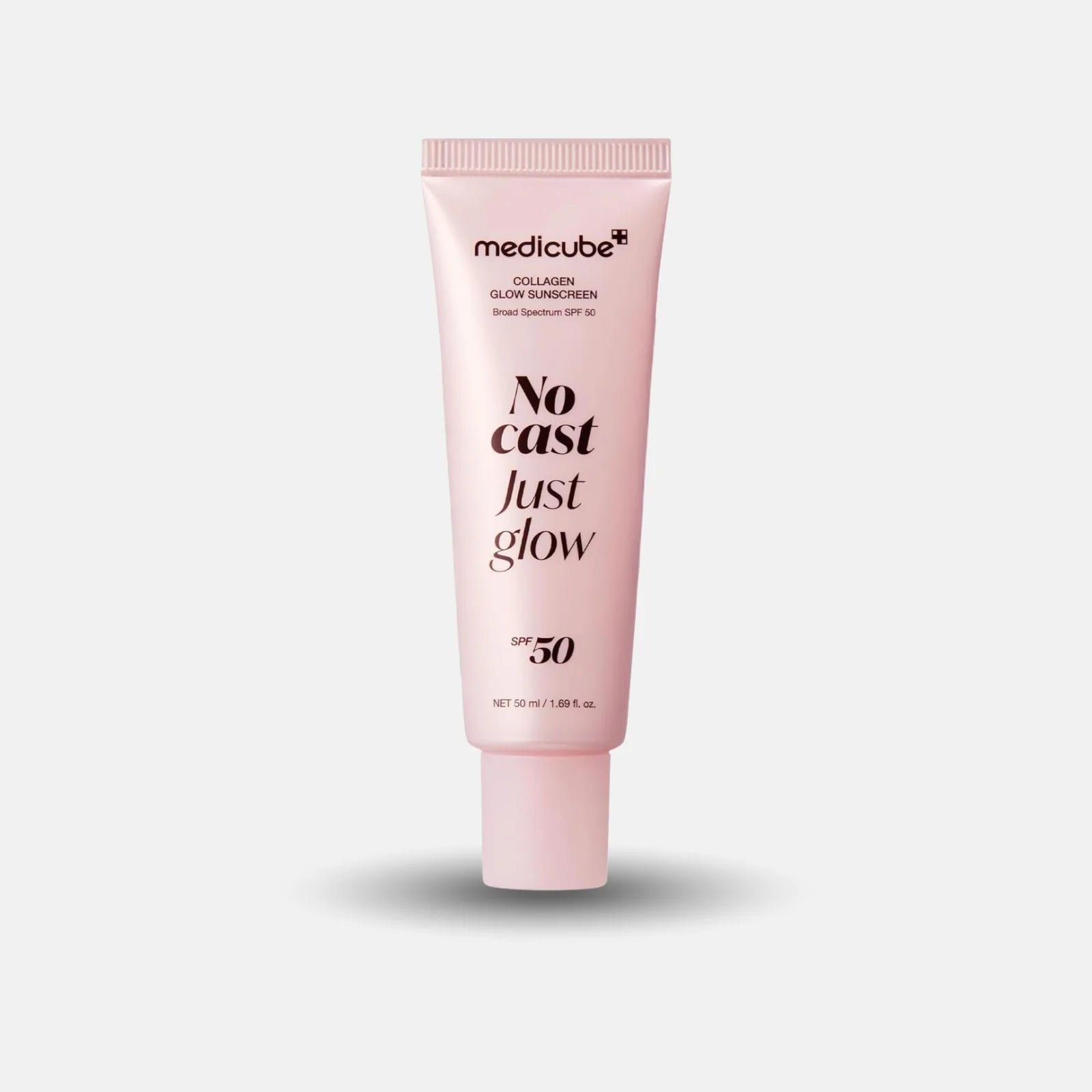 MEDICUBE No Cast Just Glow Collagen Sunscreen SPF50 PA+++ product image – hydrating broad-spectrum sunscreen – Beutista